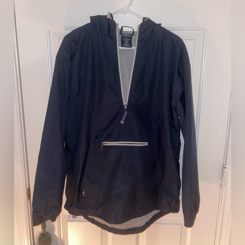 Charles River Quarter Zip Pullover Raincoat